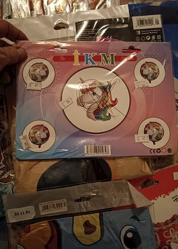 Renkli Parti Balonları ve Aksesuarları - Görsel 12