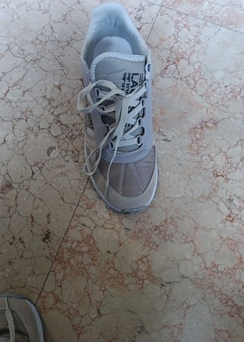 Bej Bağcıklı erkek Spor Ayakkabı 44/43 numara rahat uyuyor - Görsel 8