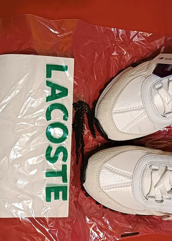 Lacoste Beyaz Bağcıklı Erkek Spor Ayakkabı 44/43 rahat oluyor - Görsel 10