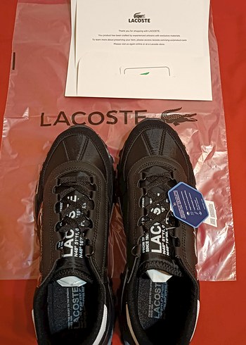 Lacoste Siyah Erkek Spor Ayakkabı 44 / 43 numaraya oluyor - Görsel 7