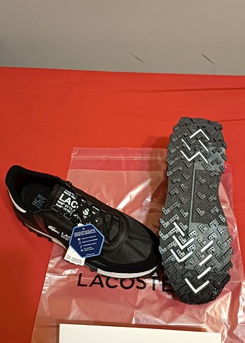 Lacoste Siyah Erkek Spor Ayakkabı 44 / 43 numaraya oluyor - Görsel 6