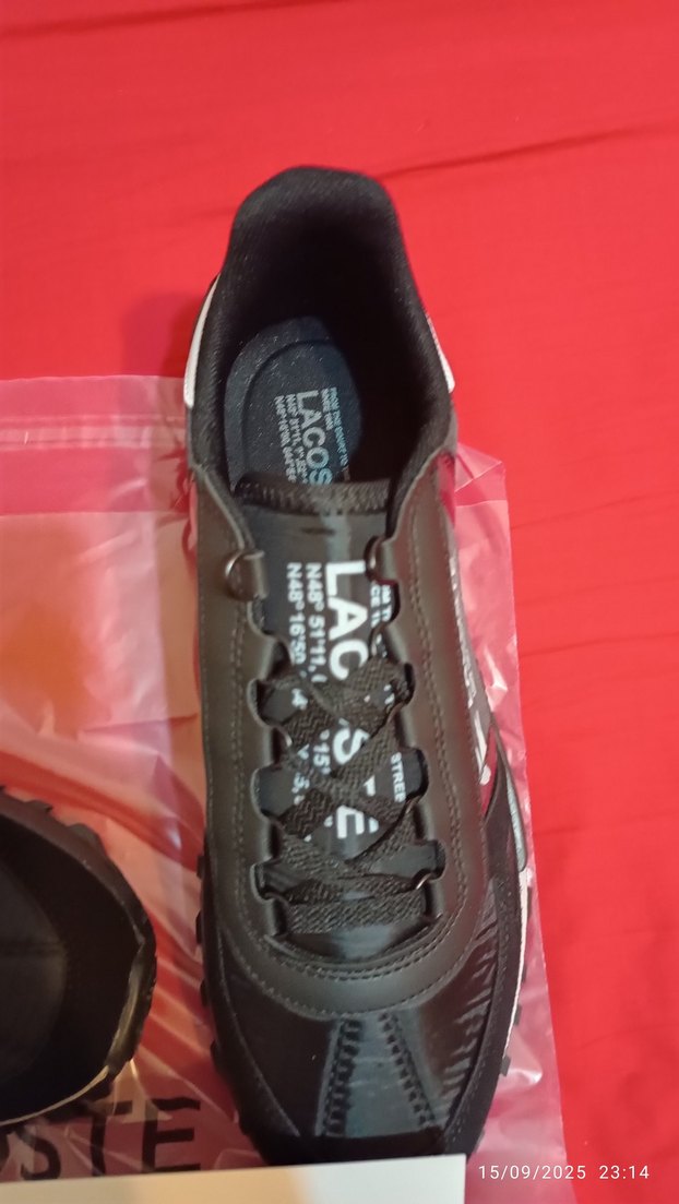 Lacoste Siyah Erkek Spor Ayakkabı 44 / 43 numaraya oluyor - Görsel 3
