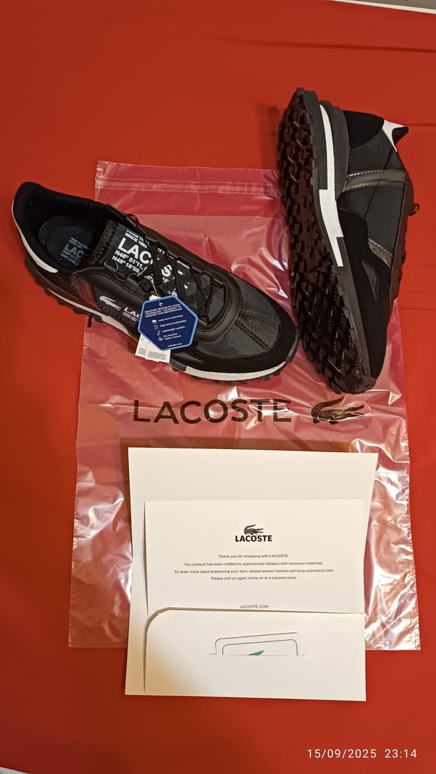 Lacoste Siyah Erkek Spor Ayakkabı 44 / 43 numaraya oluyor - Görsel 2