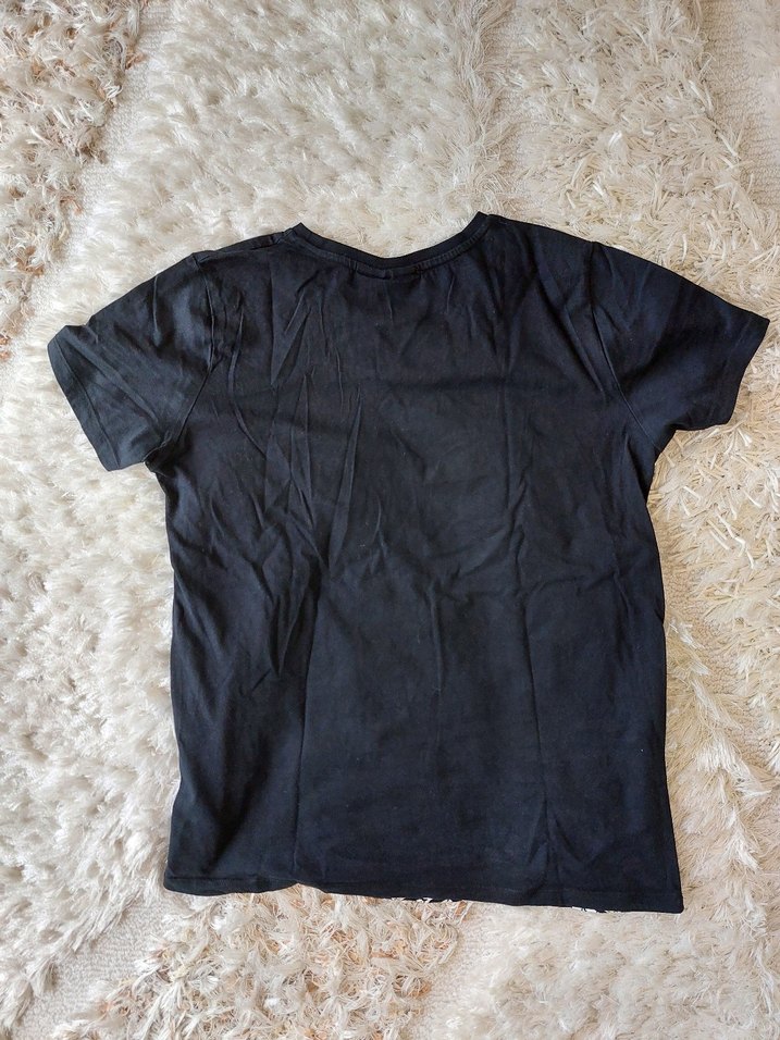 Siyah Marvel Baskılı BJK Tişörtü 12 13 yaş - Görsel 2