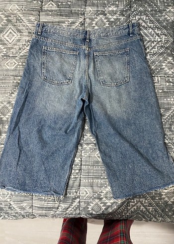 Jean kapri şortolon - Görsel 2