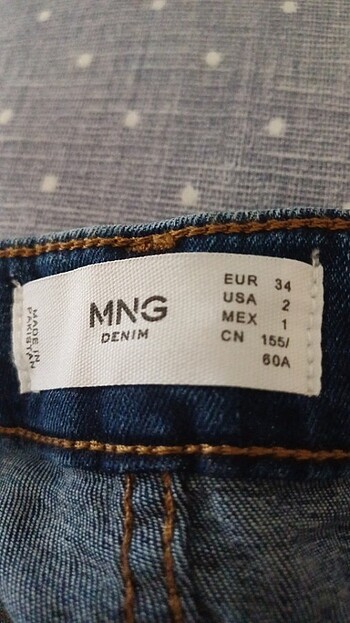 34 Beden Mango kot pantolon 34beden