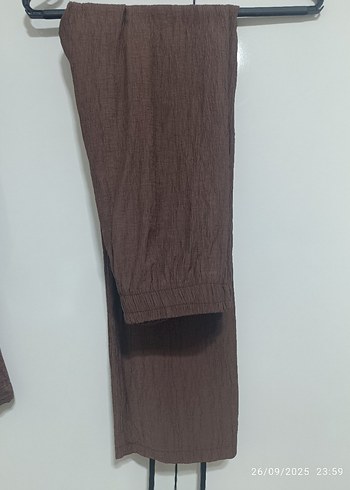 l Beden Kahverengi Kadın Kimono Takım