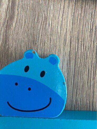 Beden Renk Mini hayvanlar ahşap puzzle 14 parça