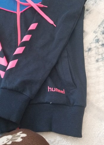 Kızlar için Fermuarlı Mavi Sweatshirt - Görsel 2