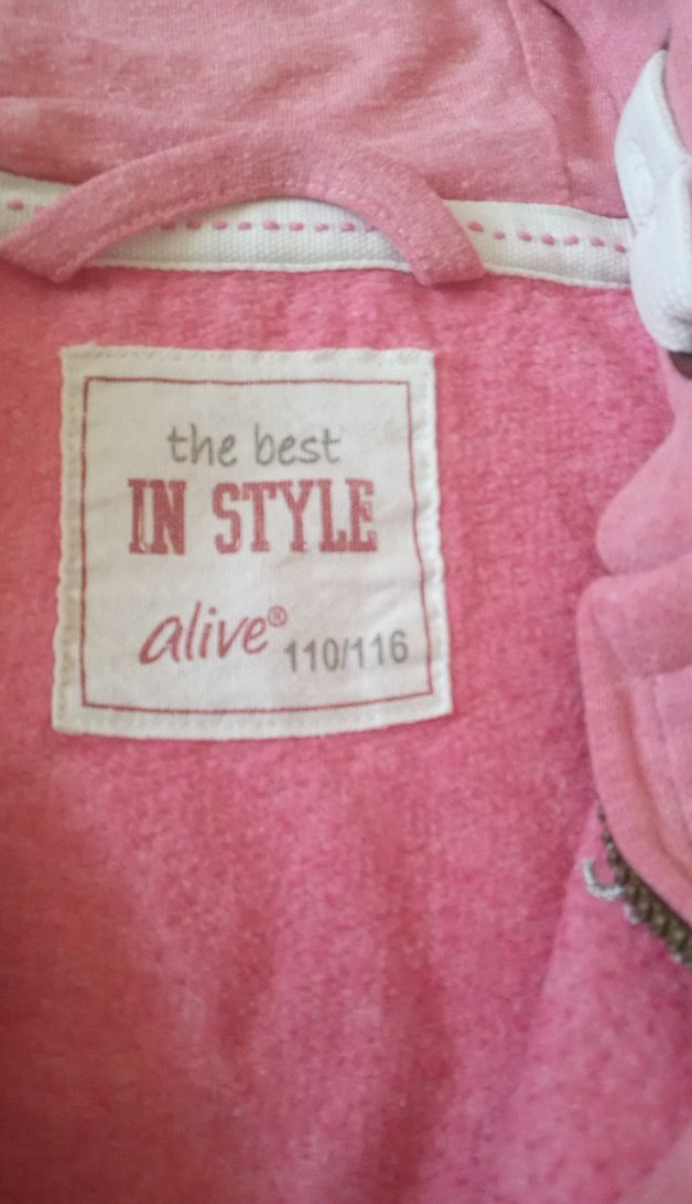 Kız Çocuk Pembe Kapüşonlu Fermuarlı Sweatshirt - Görsel 2