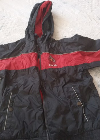 Erkek Siyah Kapüşonlu İnce Yağmurluk - Görsel 2