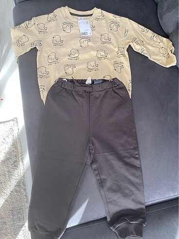 H&M Kız bebek alt üst takım