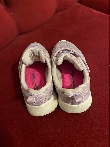 23 Beden mor Renk Orjinal skechers kız çocuk spor ayakkabı