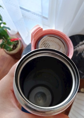 Pastel Pembe Çocuk Termos Şişesi - Görsel 5