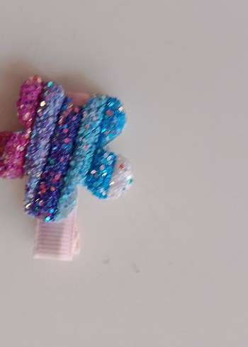 Renkli Simli Çocuk Saç Tokası - Görsel 2