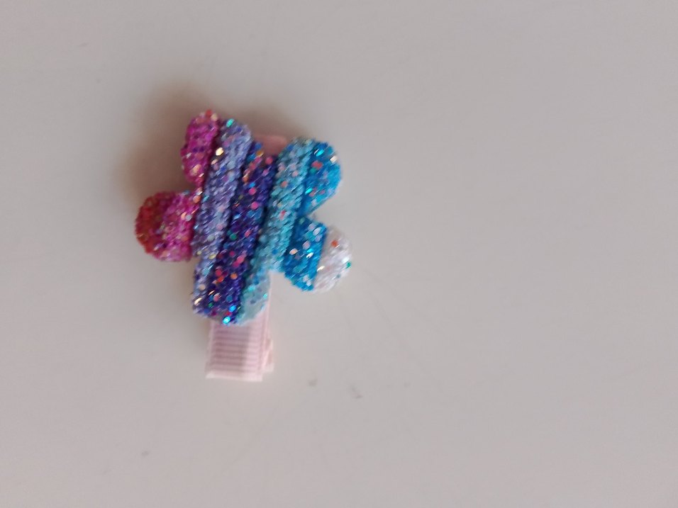 Renkli Simli Çocuk Saç Tokası - Görsel 2