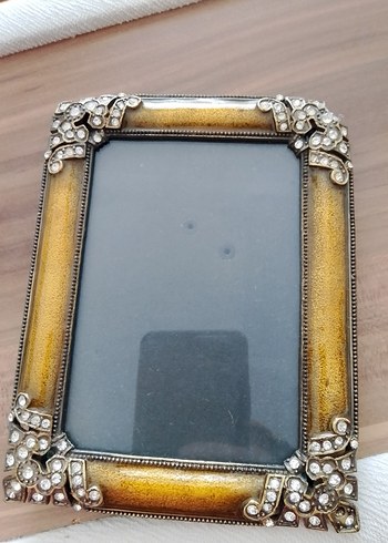 Altın Renkli Taşlı Dekoratif Çerçeve - Görsel 3