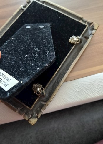 Altın Renkli Taşlı Dekoratif Çerçeve - Görsel 4