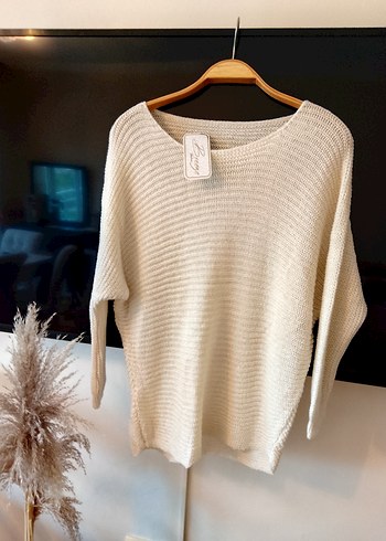 Bohem Tarzı Kapüşonlu Örgü Kadın Kazak - Görsel 5