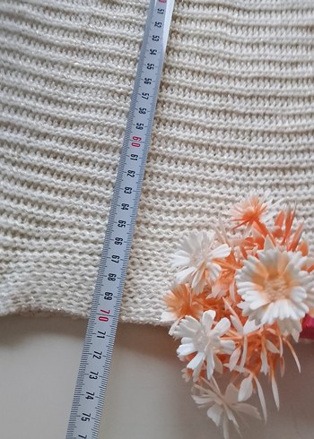 Bohem Tarzı Kapüşonlu Örgü Kadın Kazak - Görsel 12