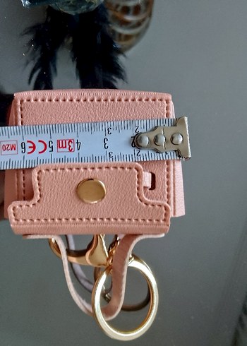 Pastel Pembe Tokalı Kadın Anahtarlık - Görsel 3