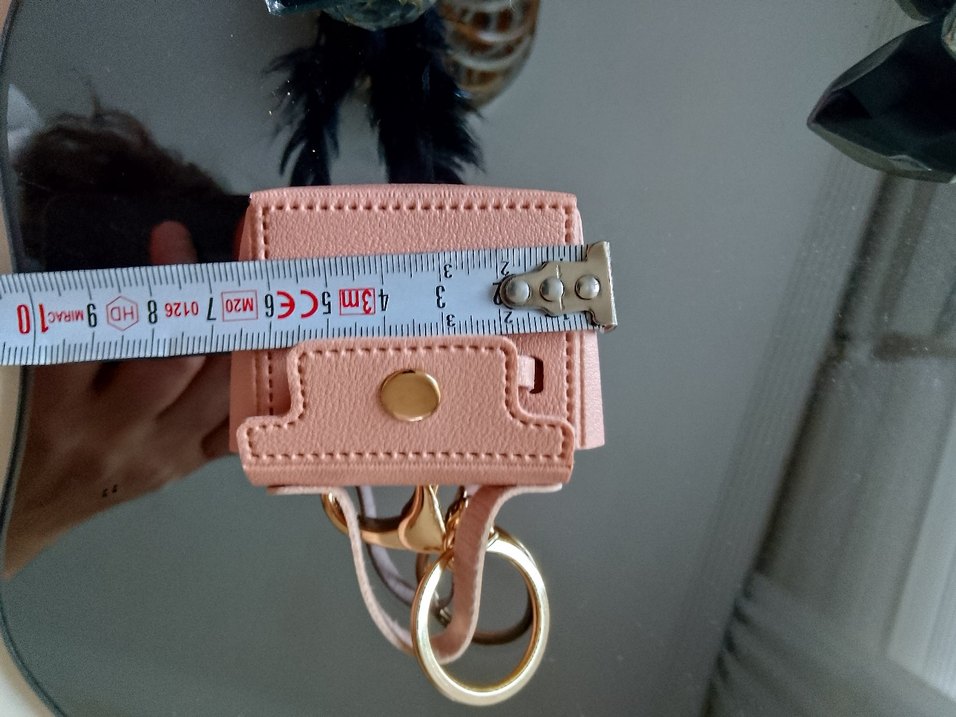 Pastel Pembe Tokalı Kadın Anahtarlık - Görsel 3