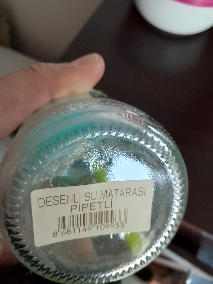 Turkuaz Renkli Çocuk Pipetli Matara - Görsel 2