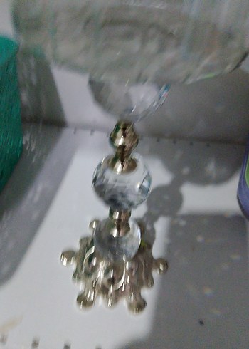 Şeffaf ve Altın Renkli Şamdan Seti - Görsel 4