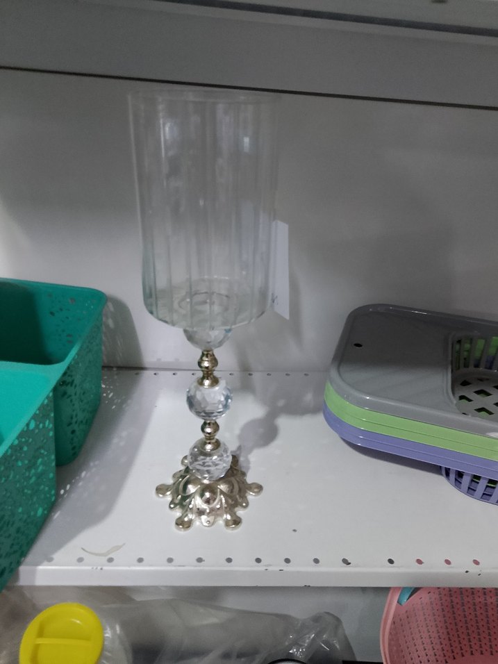 Şeffaf ve Altın Renkli Şamdan Seti - Görsel 5