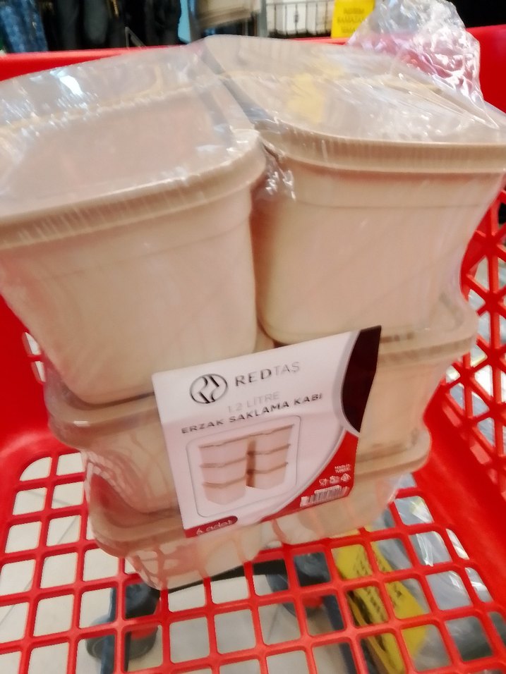 Beyaz Plastik Saklama Kabı Seti - Görsel 2