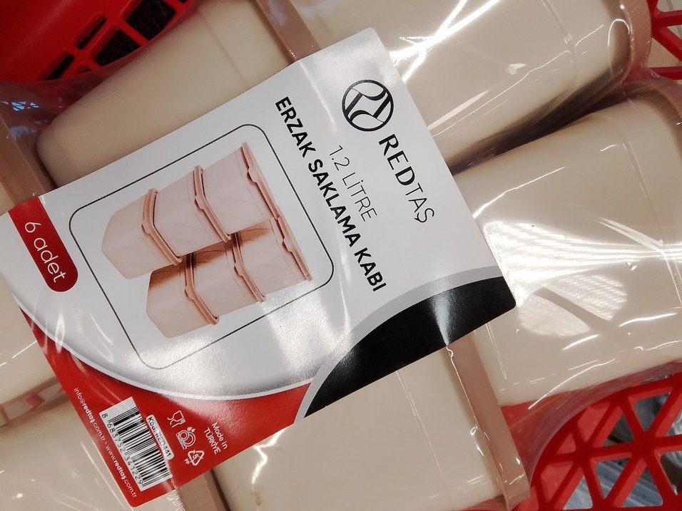 Beyaz Plastik Saklama Kabı Seti - Görsel 3