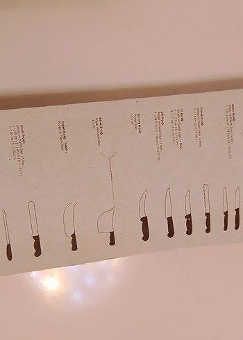 Sarı Meyve Bıçağı Seti 6'lı - Görsel 3