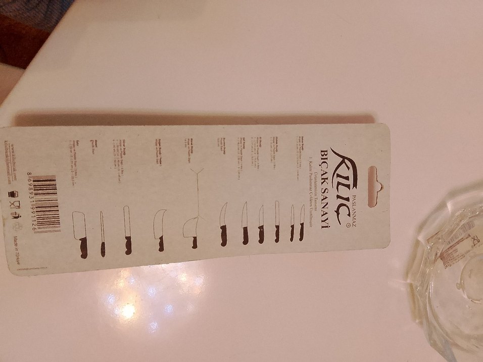 Sarı Meyve Bıçağı Seti 6'lı - Görsel 2