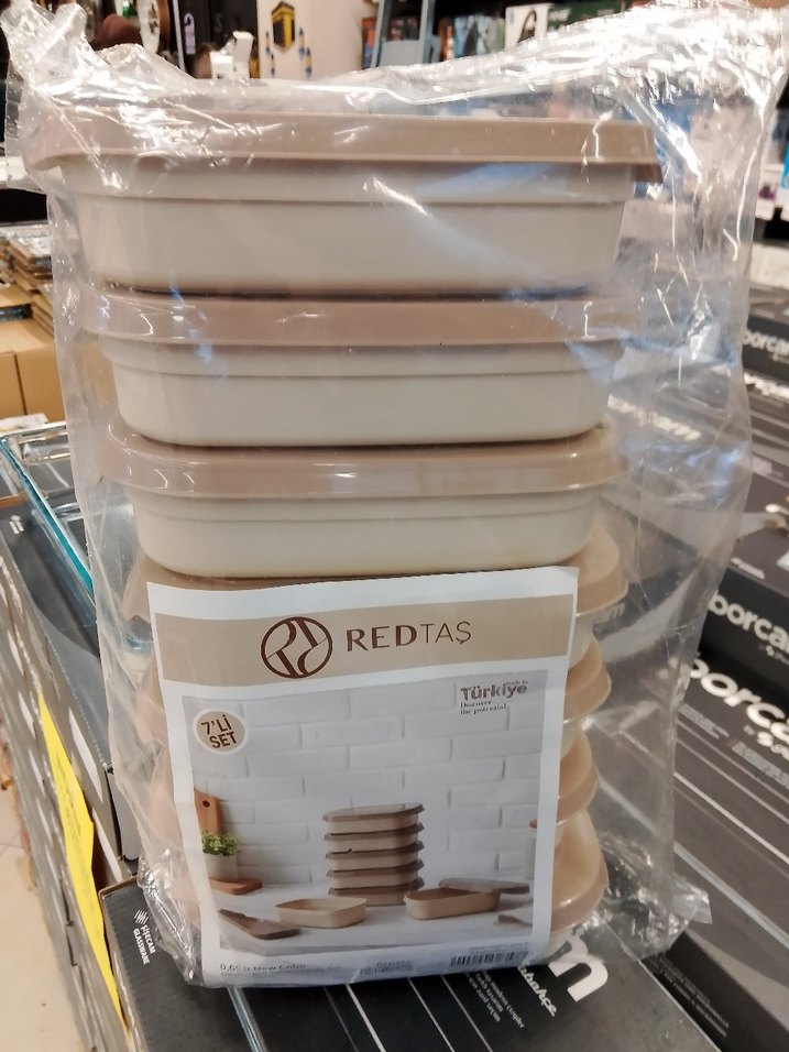 Bej Saklama Kabı Seti - Görsel 3