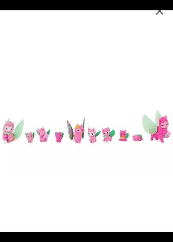 Pembe Minik Oyuncak Figür Seti lama - Görsel 2