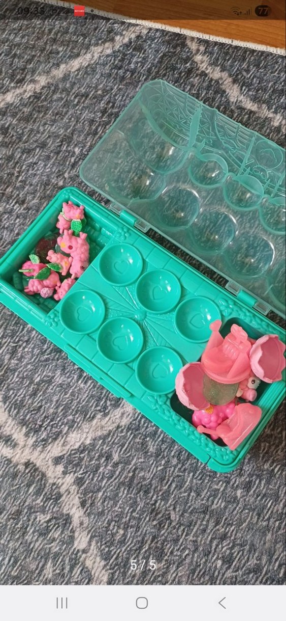 Pembe Minik Oyuncak Figür Seti lama - Görsel 3