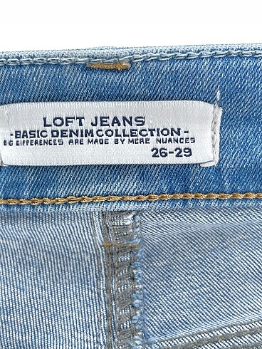 26 Beden mavi Renk Loft Jean / Kot %70 İndirimli.