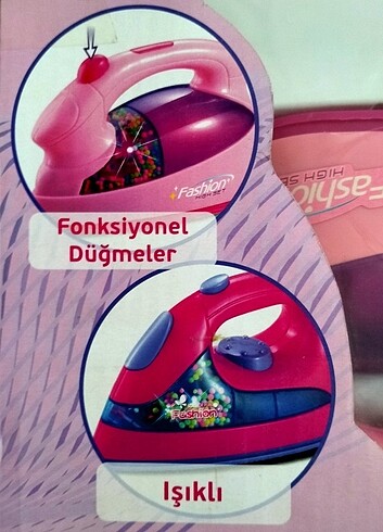 Beden Renk Oyuncak ütü seti