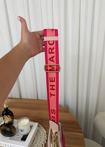 Beden pembe Renk Pembe Deri Püsküllü Kadın Çapraz Çanta