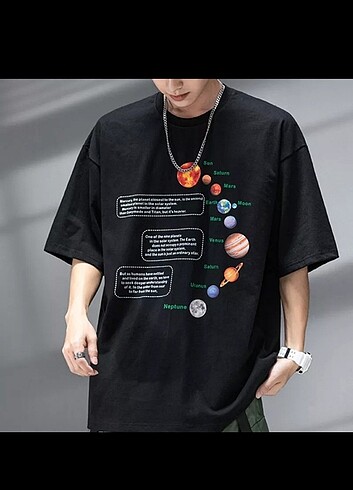 l Beden oversize unisex tişört