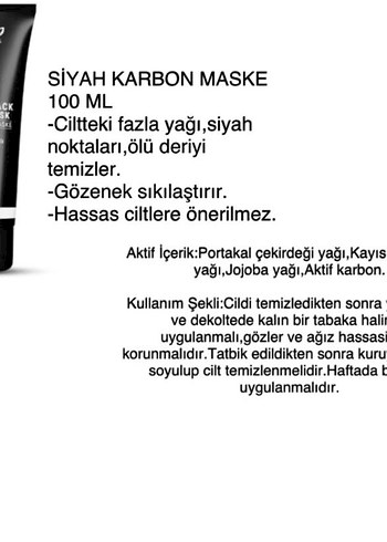 Homm Life Siyah Karbon Maske 100ml - Görsel 5