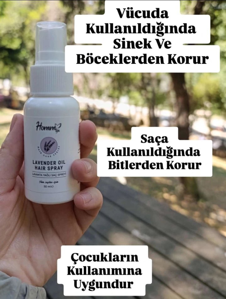 Homm Lavanta Yağlı Saç Spreyi 50 ml - Görsel 4