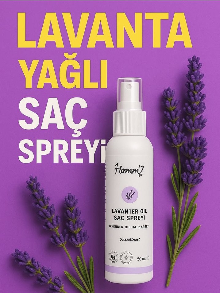 Homm Lavanta Yağlı Saç Spreyi 50 ml - Görsel 5