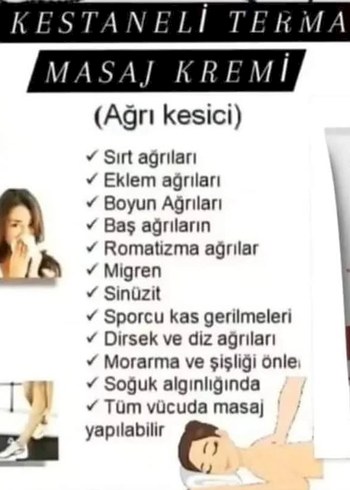 At Kestanesi Özlü Masaj Kremi 125 ml - Görsel 2