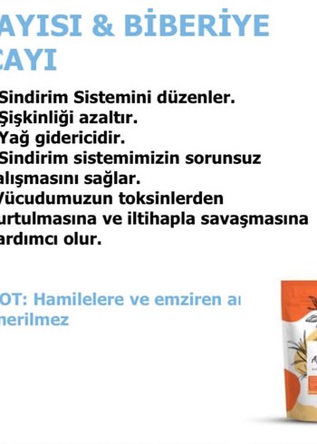 Diğer Homme Vita Kayısı ve Biberiye Bitki Çayı 67,5g