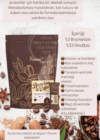 Beden Homme Vita Bromelain Kahve 30 Adet