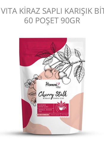 Homm Vita Kiraz Saplı Karışık Bitki Çayı 90gr