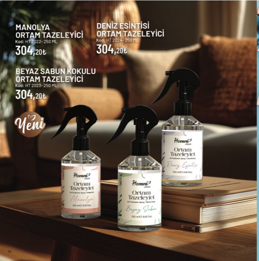 Homm Ortam Tazeleyici Sprey BEYAZ SABUN - Görsel 2