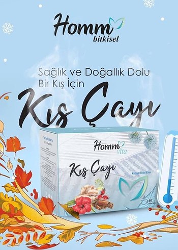 Homm Vita Kış Çayı 60 Poşet - Görsel 3