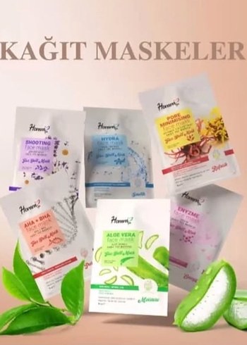  Beden Hommy Enzyme Kağıt Yüz Maskesi